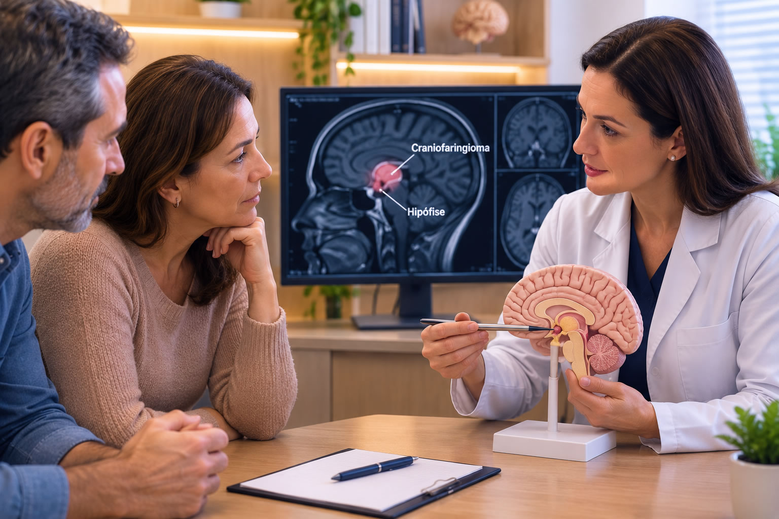 O craniofaringioma é um tumor cerebral raro